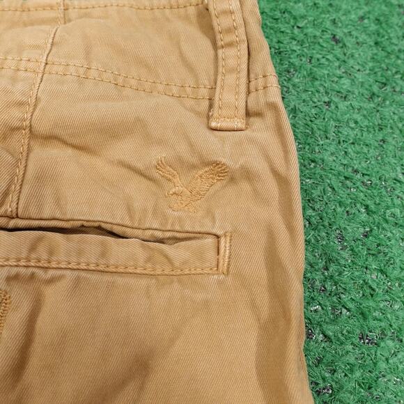 American Eagle Outfitters Pants Mens 28x30 Khaki Relaxed Straight Chino Beige - Picture 6 of 10